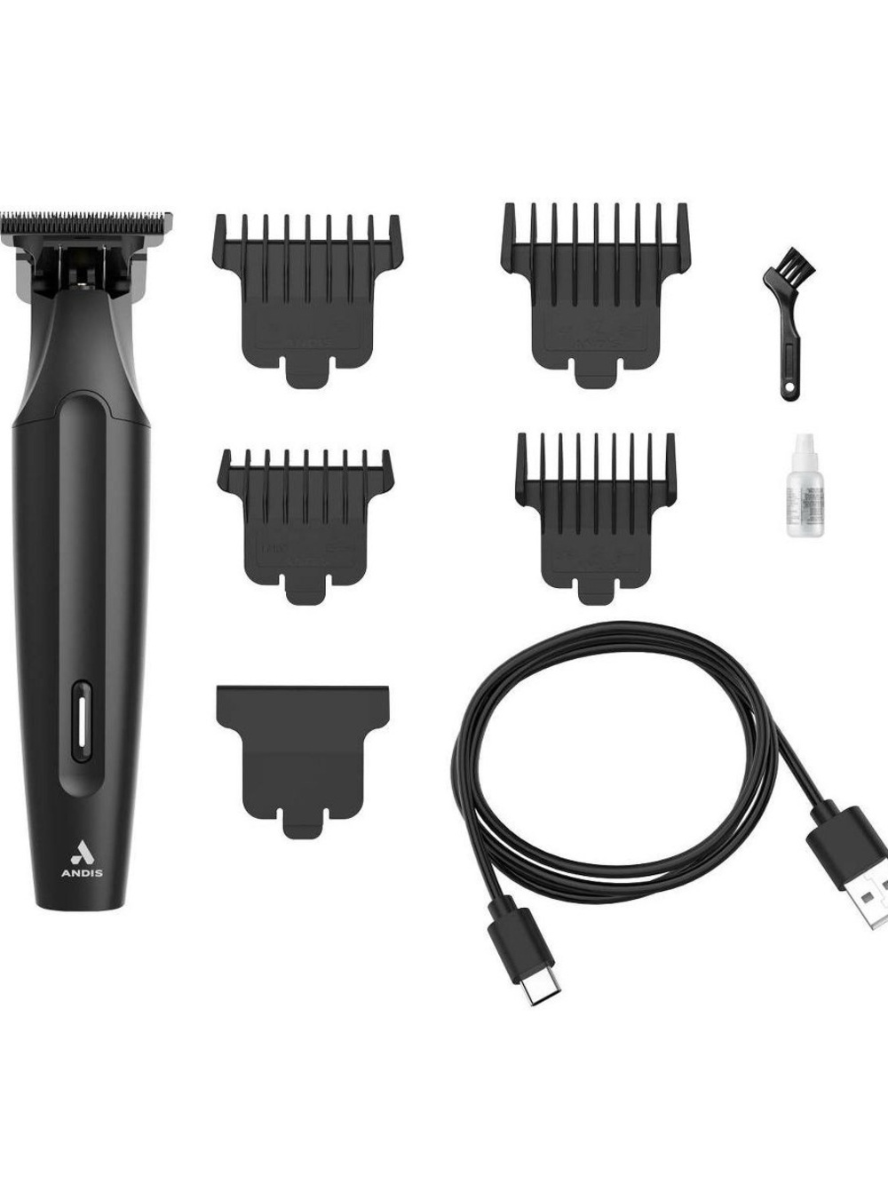 Andis Black inSIGHT Slim Cordless T-Blade Trimmer Kit